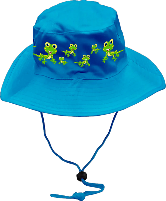 Indigenous Gecko Wide Brim Hat