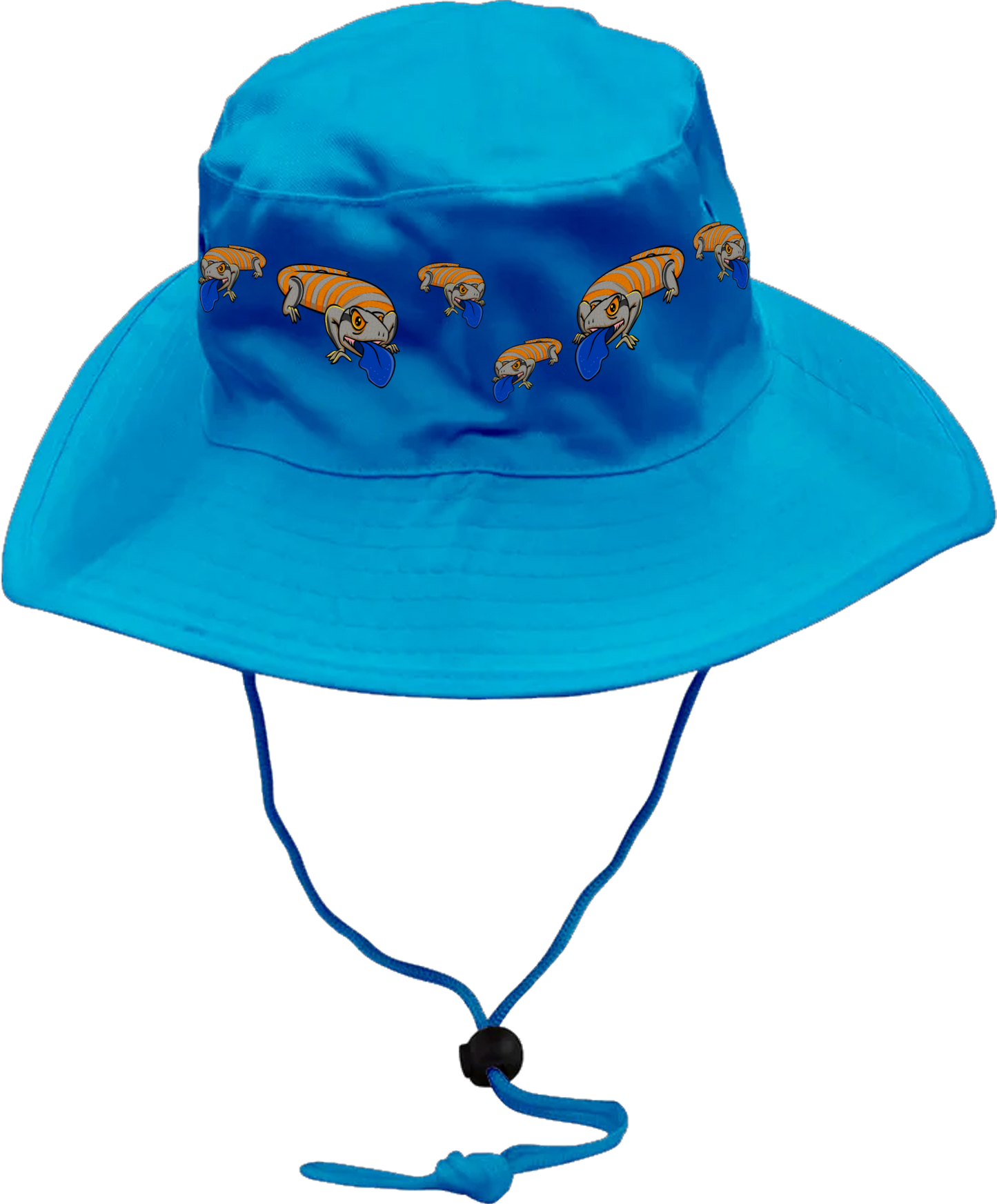 Bluey Lizard Wide Brim Hat