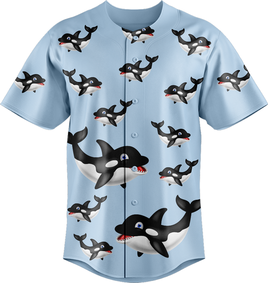 Orca Whale Baseball Jerseys