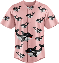 Orca Whale Baseball Jerseys 2