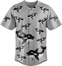 Orca Whale Baseball Jerseys 3