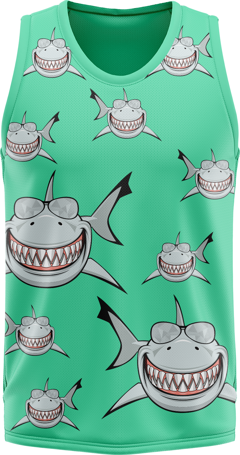 Snazzy Shark Basketball Jersey