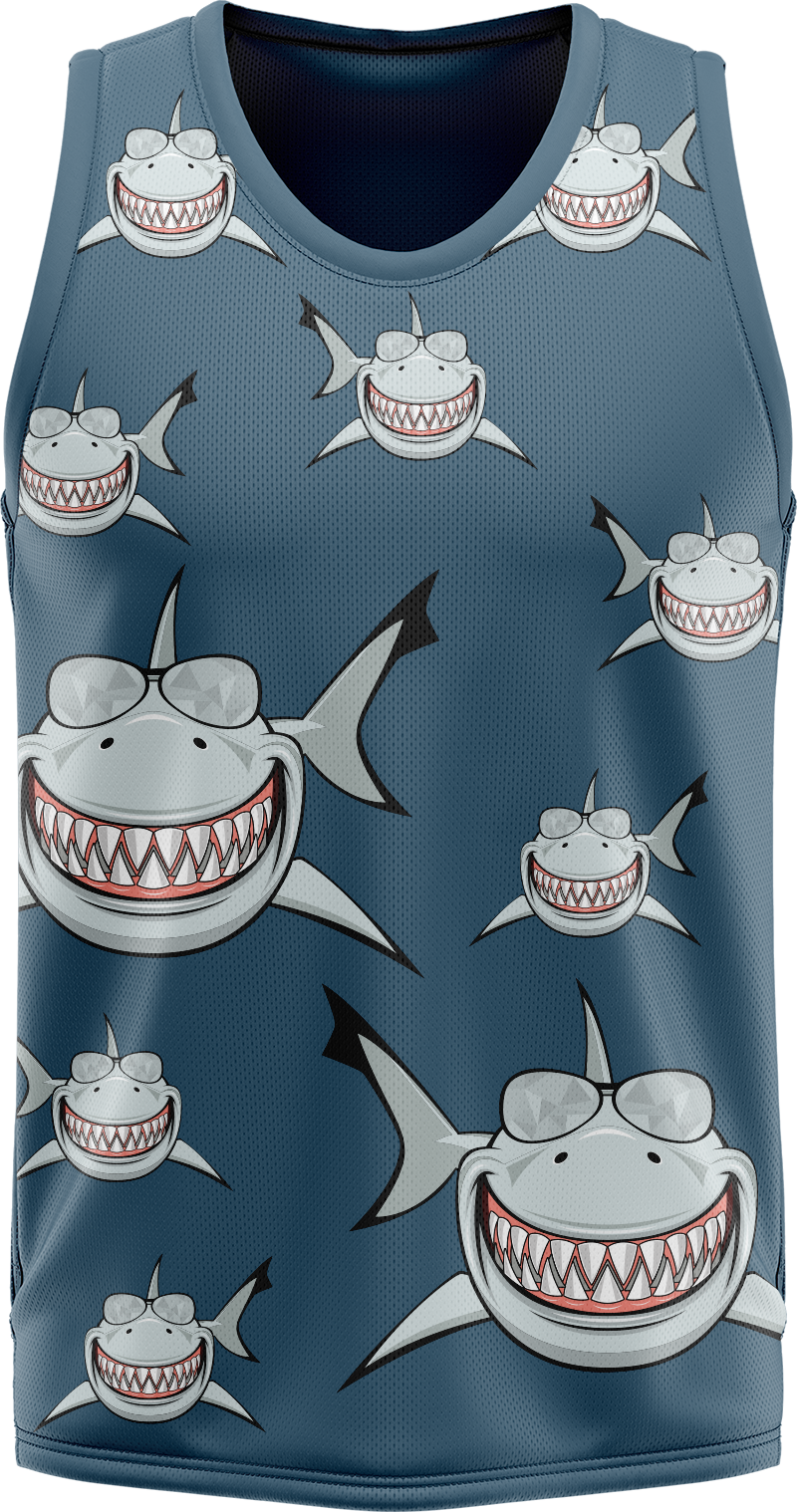 Snazzy Shark Basketball Jersey