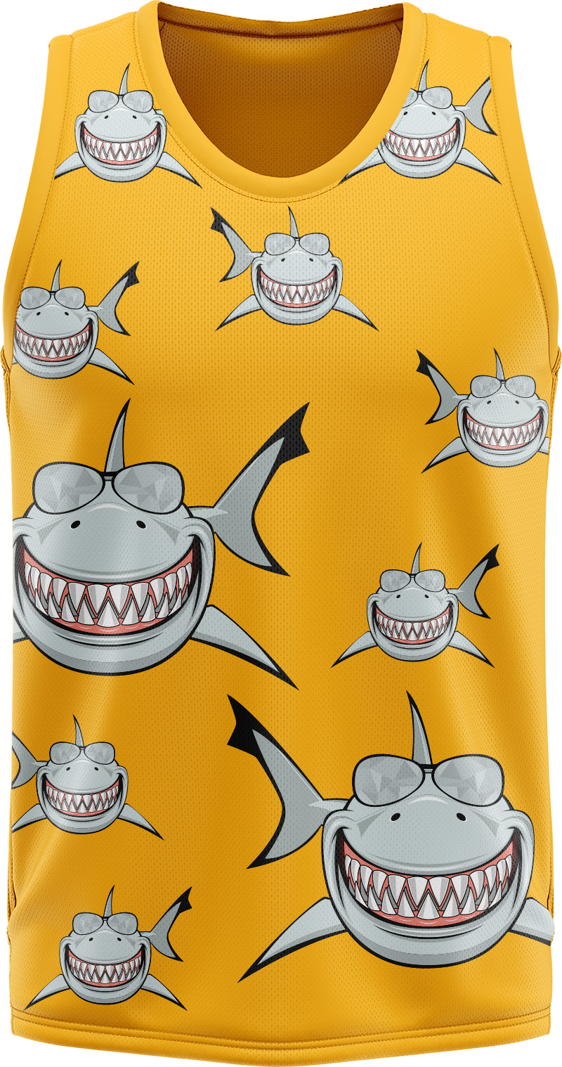 Snazzy Shark Basketball Jersey