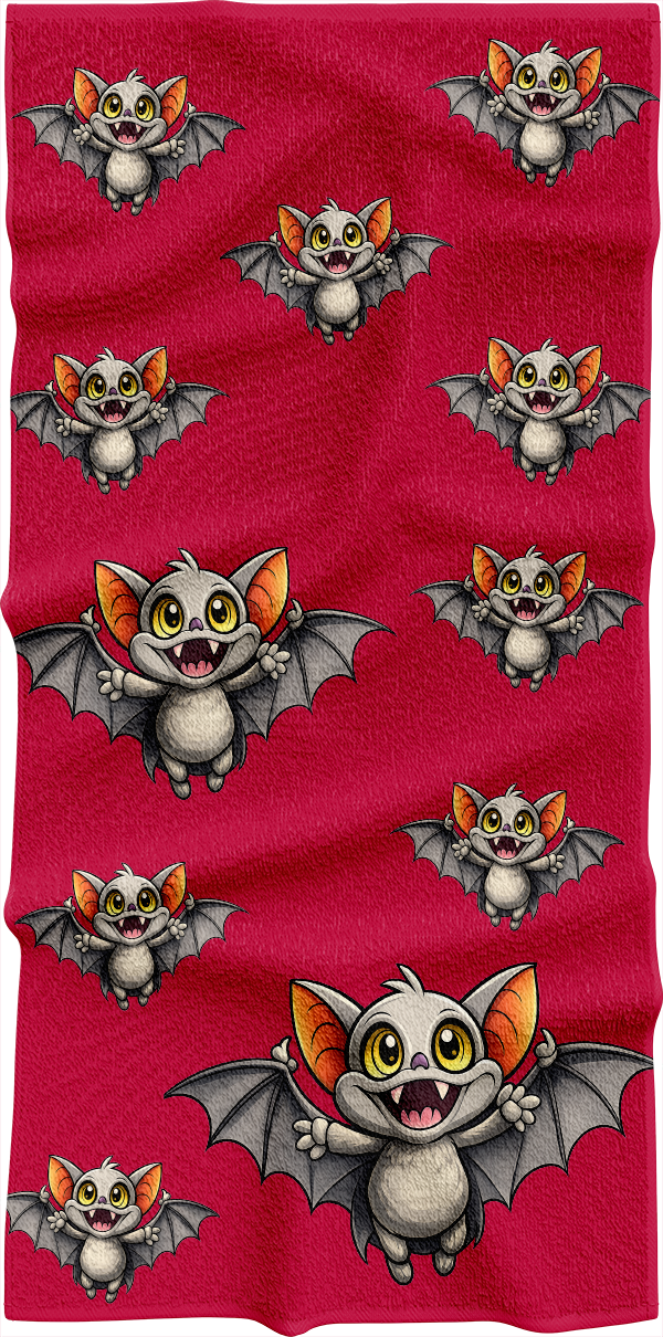 Chinchilla Bats Towel