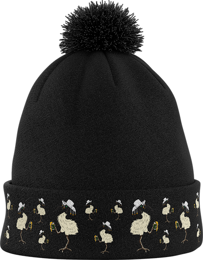Bin Chicken Pom Pom Beanie