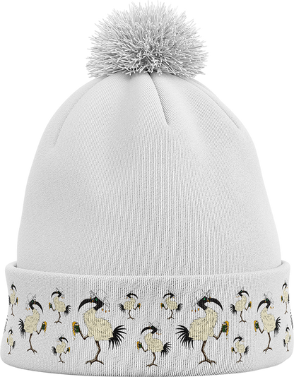 Bin Chicken Pom Pom Beanie