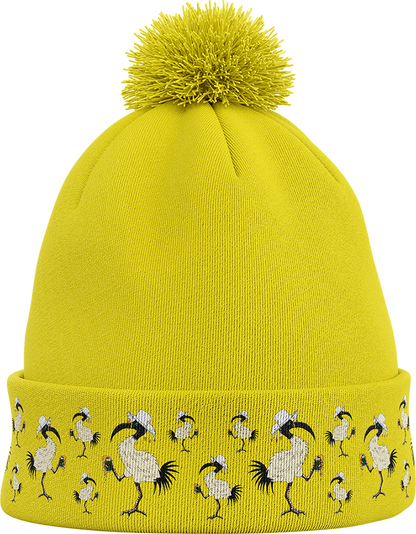 Bin Chicken Pom Pom Beanie