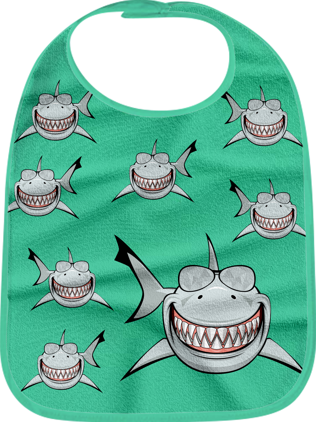 Snazzy Shark Bibs