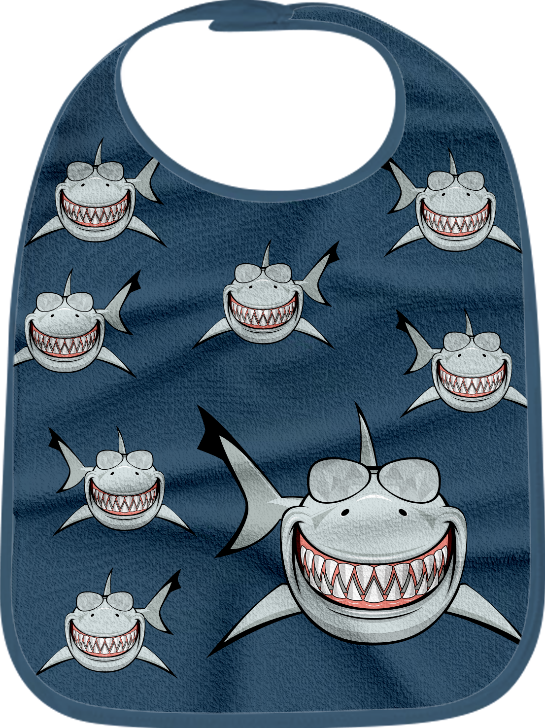 Snazzy Shark Bibs