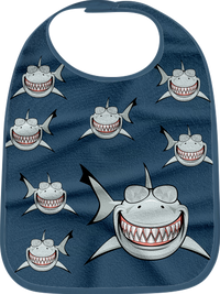 Snazzy Shark Bibs 2