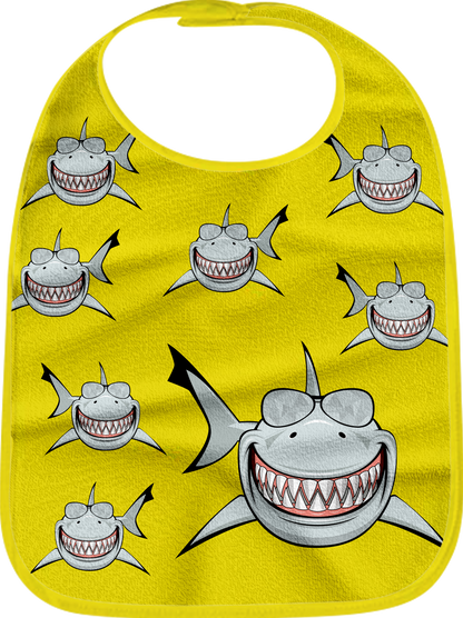 Snazzy Shark Bibs