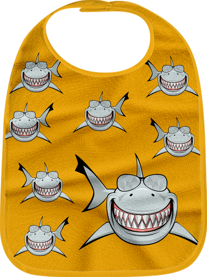 Snazzy Shark Bibs