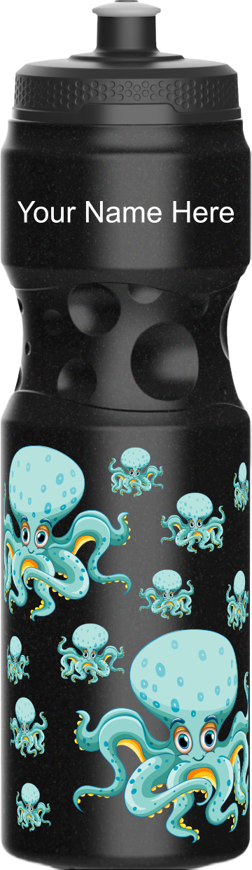 Octopus without beer Water Bottles