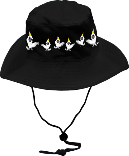 Cool Cockatoo Wide Brim Hat
