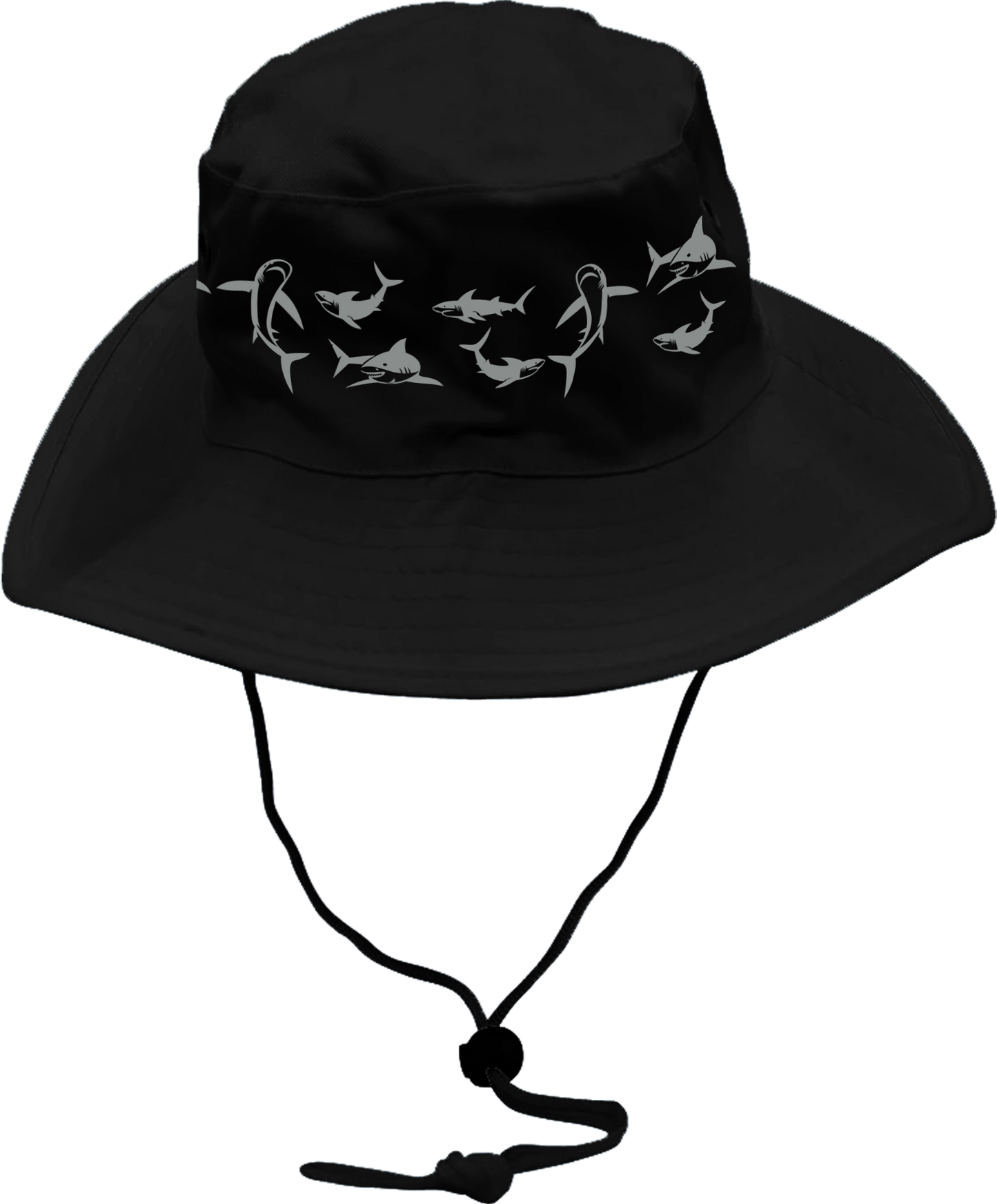 Snazzy Sharks Wide Brim  Hat