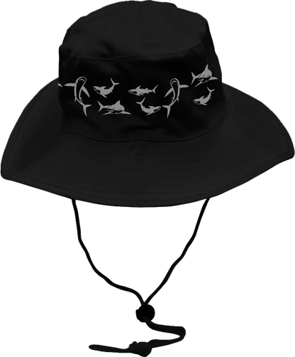 Snazzy Sharks Wide Brim  Hat