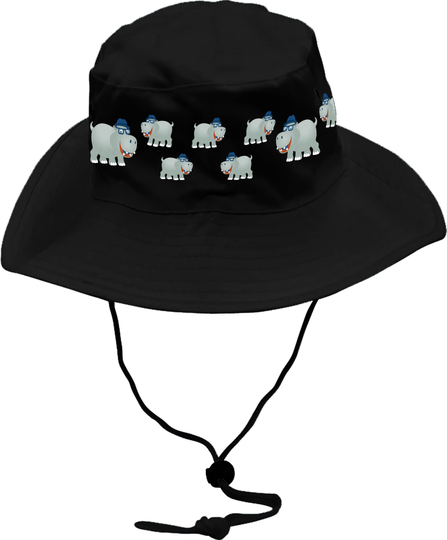 Hungry Hippo Wide Brim Hat