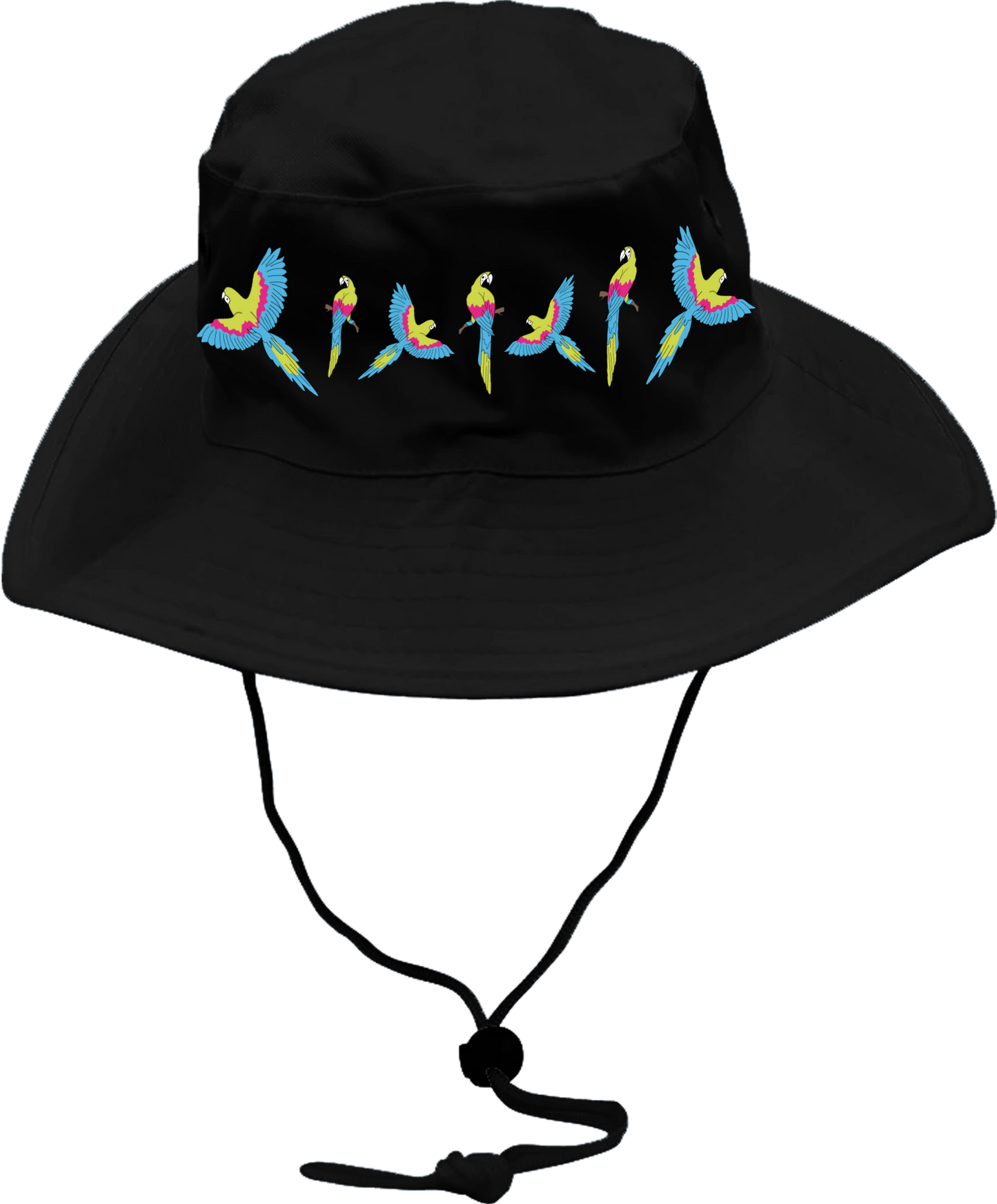 Majestic Macaw Wide Brim Hat