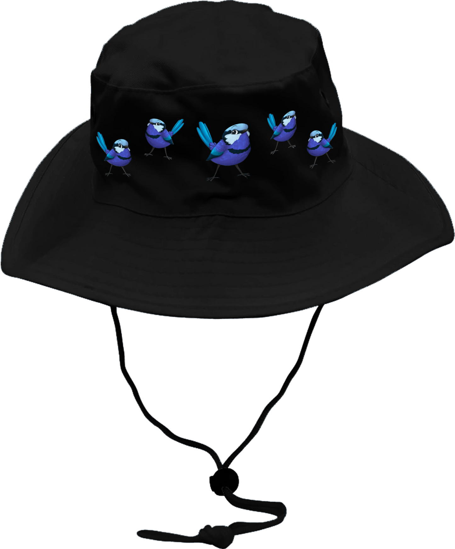 Blue Wren Wide Brim Hat