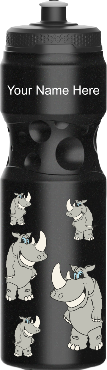 Racy Rhinocerus Water Bottles