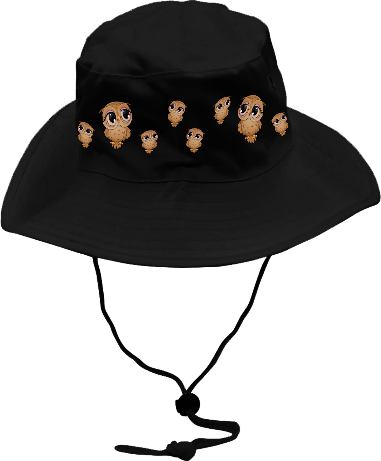 Owl Wide Brim Hat
