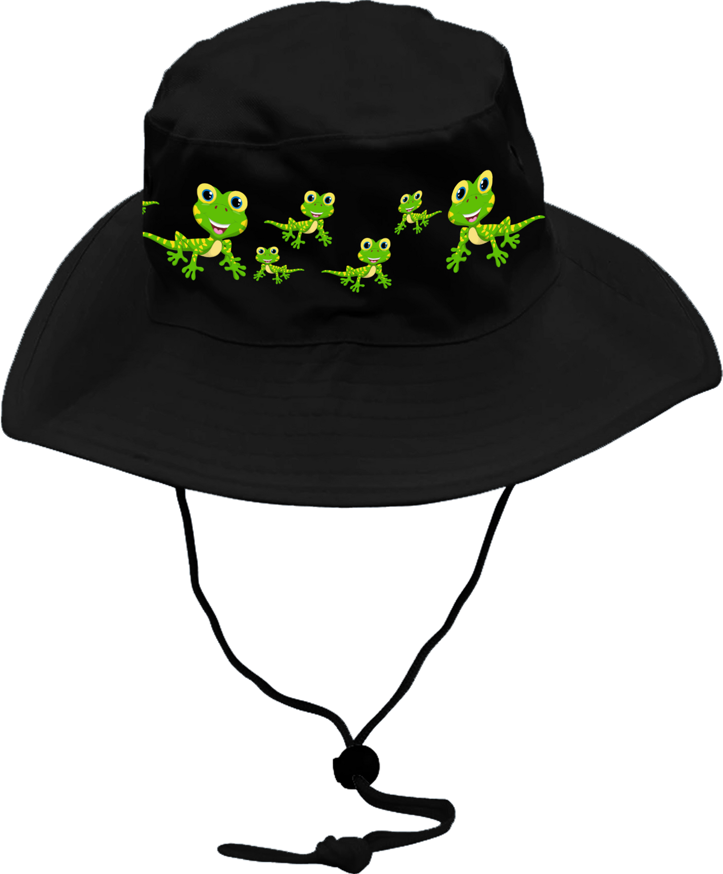 Indigenous Gecko Wide Brim Hat