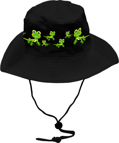 Indigenous Gecko Wide Brim Hat