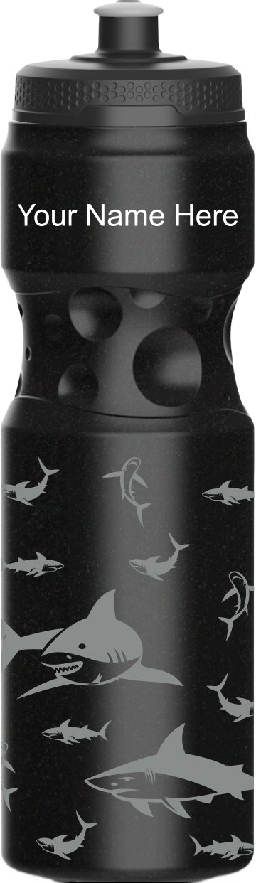 Swim With Sharks Water Bottles