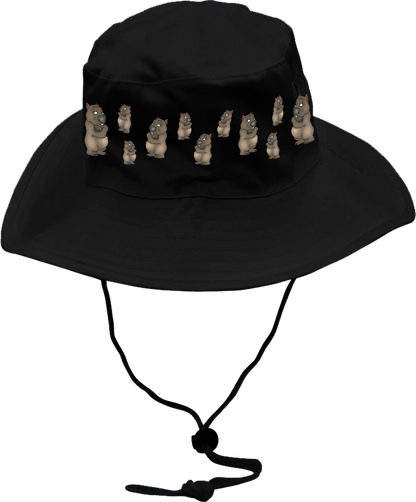 Wally Wombat Wide Brim Hat