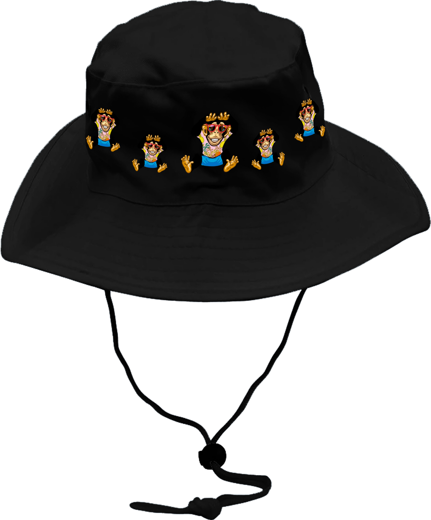 Cheeky Monkey Wide Brim Hat