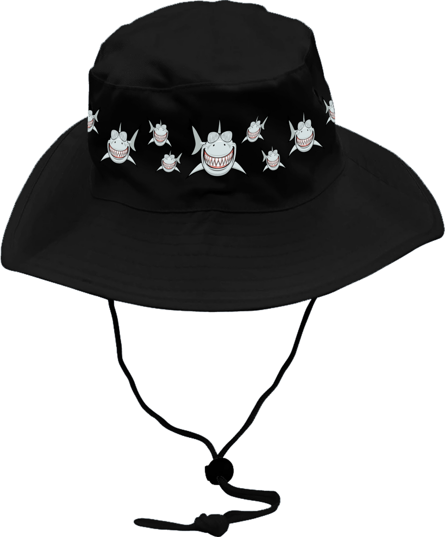 Snazzy Sharks Wide Brim Hat