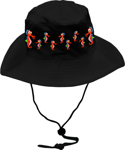 Sassy Seahorse Wide Brim Hat