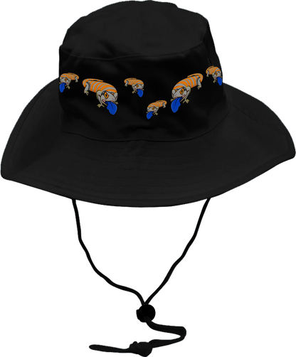 Bluey Lizard Wide Brim Hat