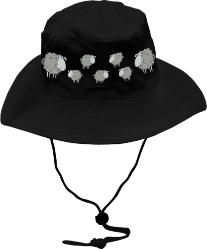 Black Sheep Wide Brim  Hat