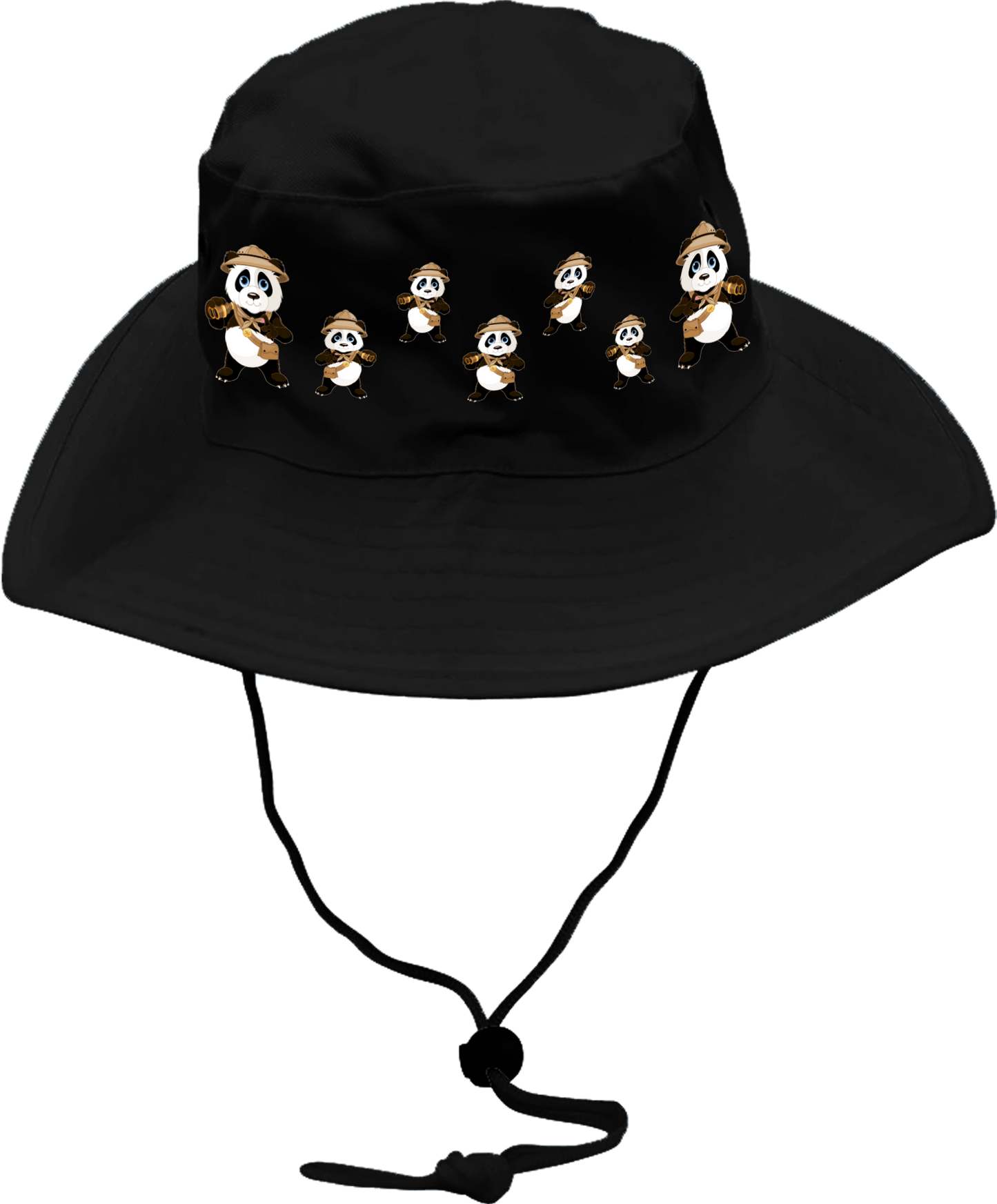 Explorer Panda Wide Brim Hat