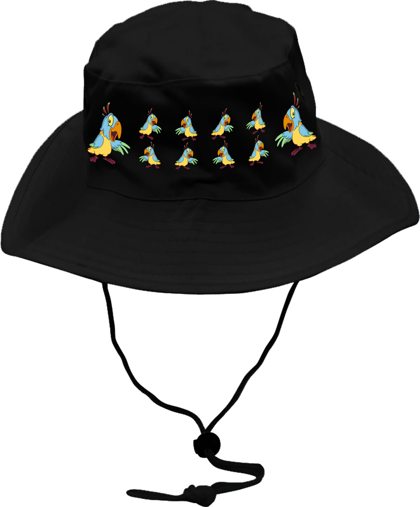 Psycho Parrot Wide Brim Hat