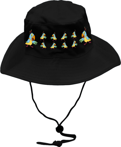 Psycho Parrot Wide Brim Hat