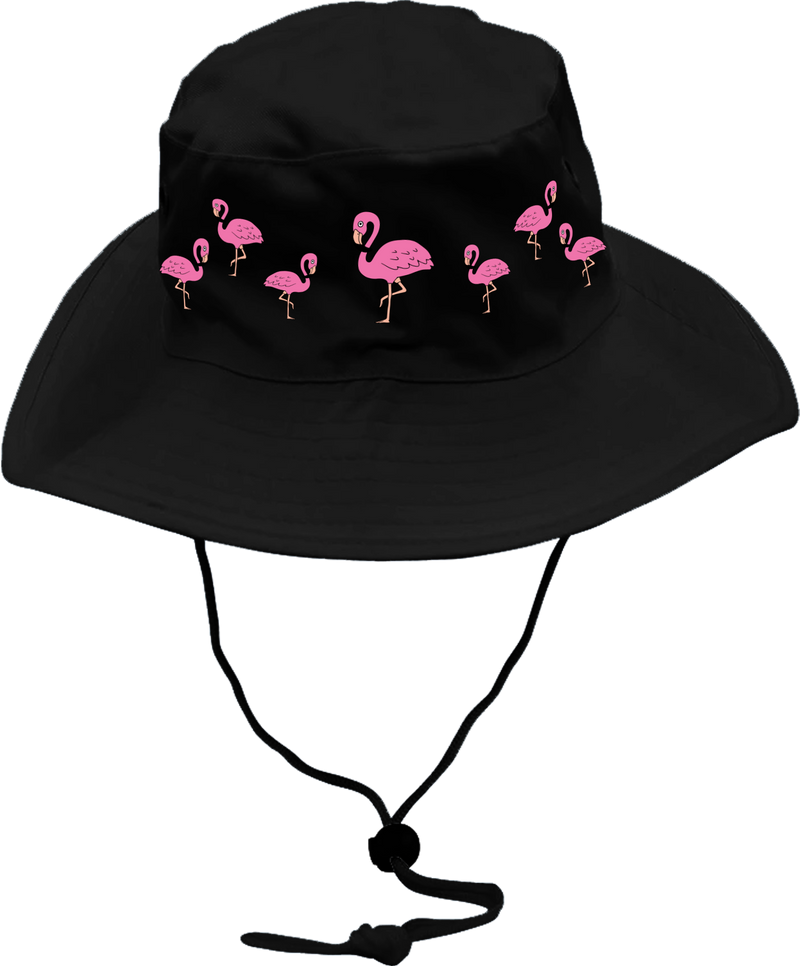 Flamingo Wide Brim Hat