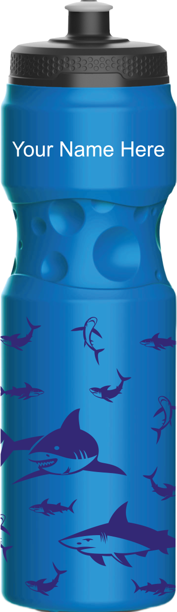 Swim With Sharks Water Bottles