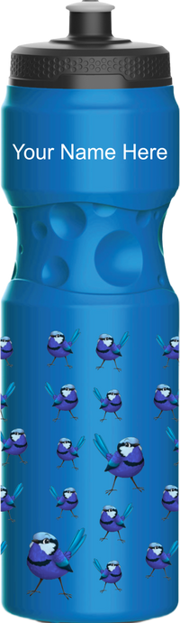Blue Wren Water Bottle 2