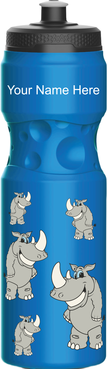 Racy Rhinocerus Water Bottles