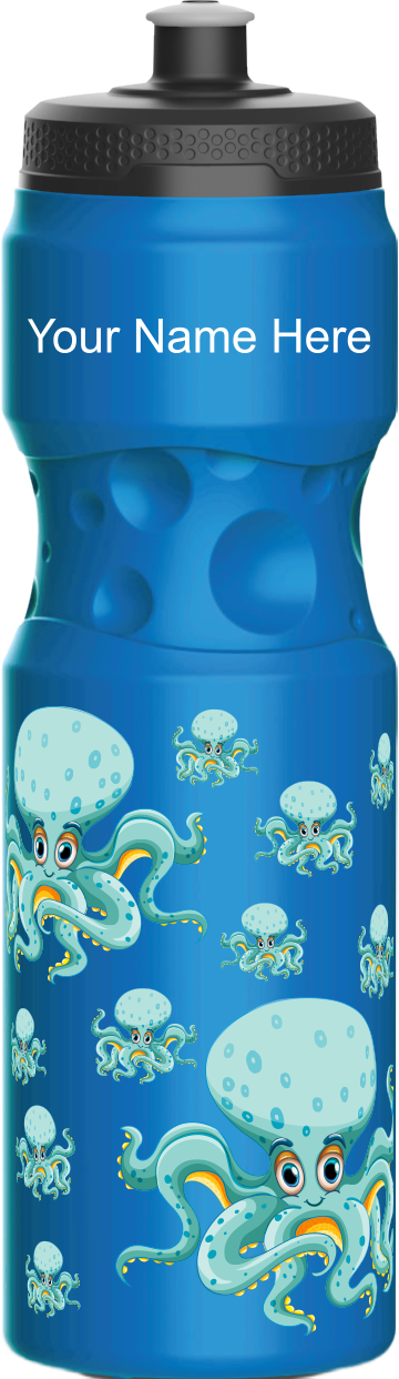 Octopus without beer Water Bottles