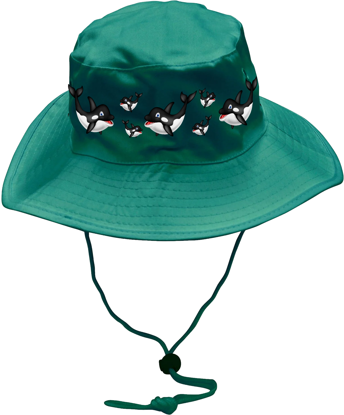Orca Whale Wide Brim Hat