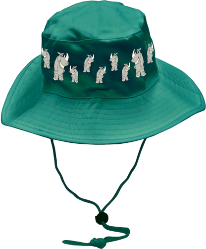 Racy Rhino Wide Brim Hat