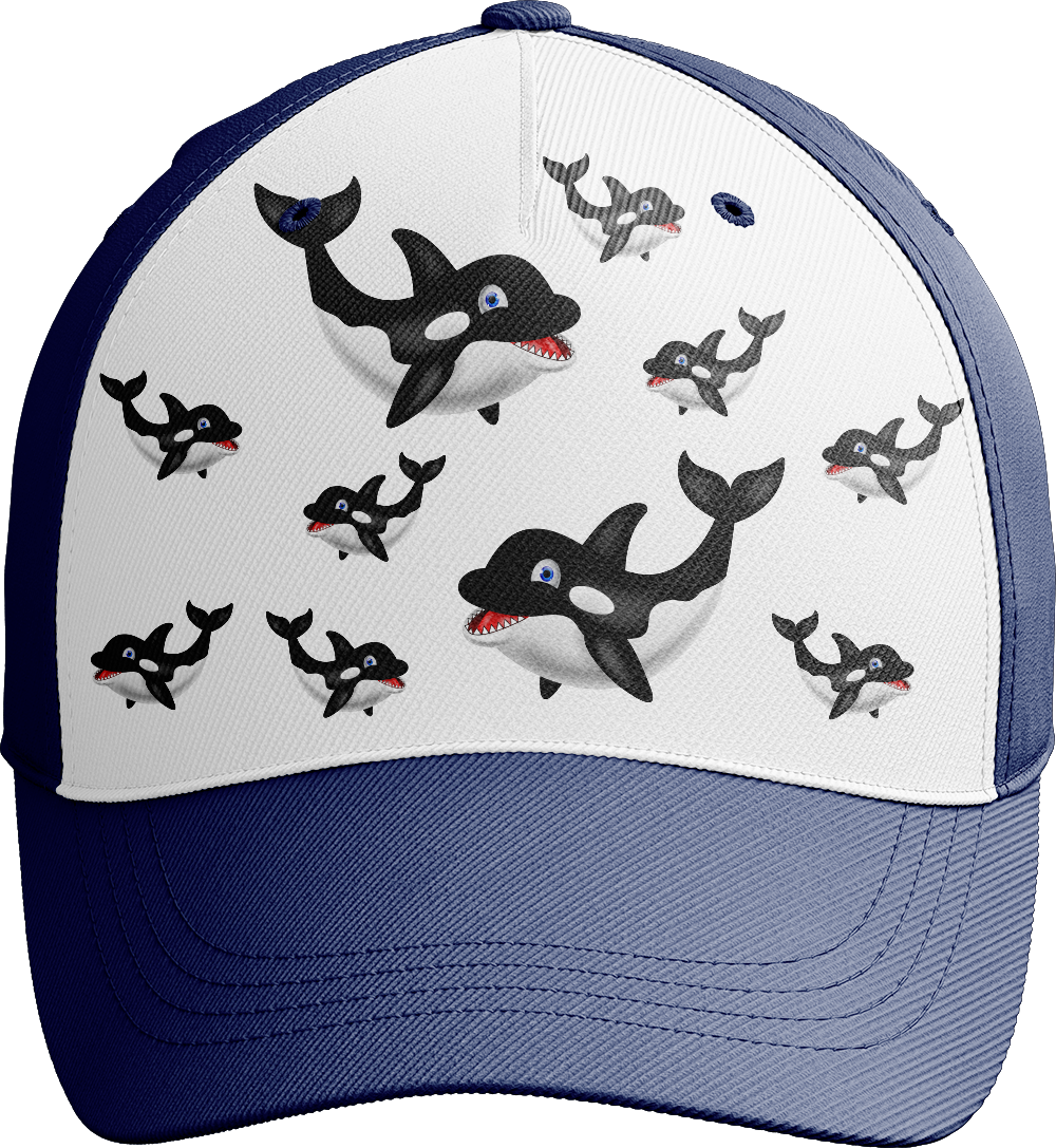 Orca Whale Trucker Cap