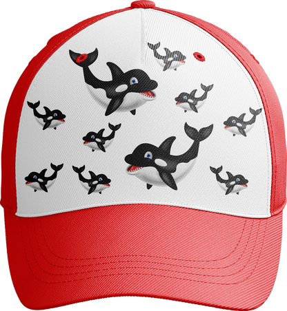 Orca Whale Trucker Cap