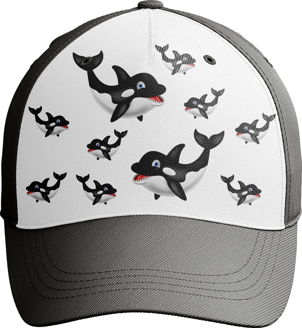 Orca Whale Trucker Cap