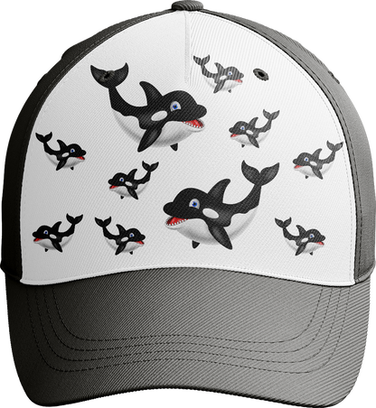 Orca Whale Trucker Cap