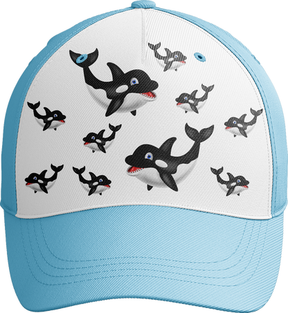 Orca Whale Trucker Cap